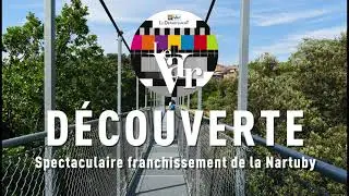 Spectaculaire franchissement de la Nartuby