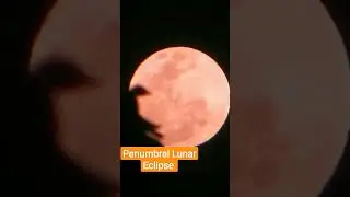 PENUMBRAL LUNAR ECLIPSE 🌔