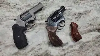 Swapping Grips!  Taurus 605 and Heritage Roscoe