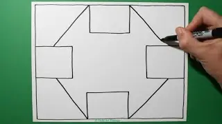 Daily Line Illusion #238 / Galactic Maze 3D Pattern / Satisfying Spiral Drawing / Art Therapy