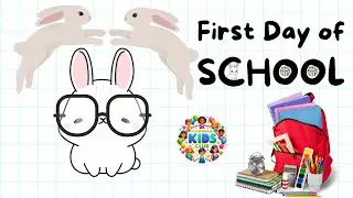 The Brave Bunny&rsquo;s First Day of School 🐰 | Overcoming Fear & Building Confidence