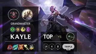 Kayle Top vs Warwick - BR Grandmaster Patch 10.21