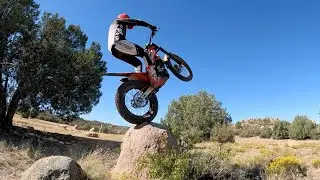 Moto Trials Dunton Ranch AZ #motorcycles #trialsbike #mototrials #trialsriding