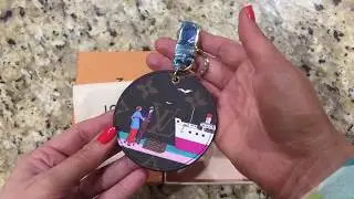 #Louisvuittonkeychain Louis Vuitton transatlantic monogram keychain review