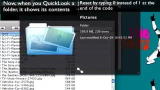 Mac OS X Tutorial: How to Make Folders on QuickLook X-Ray