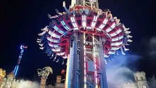 Fortress Tower (Goetzke) @ Kermis Tilburg (NL) 2025 #freefalltower #kermis #tilburgsekermis 