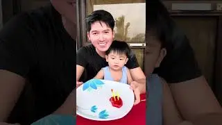 Plastic Balloon with baby Kael ❤️ #batang90s 