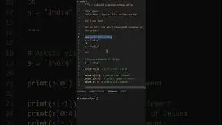 🔥#4 STRING Data Type - 1 minute python🔥