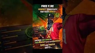 Best  Sensitivity Settings For your Device! free fire hidden tips and tricks!#shorts #freefire