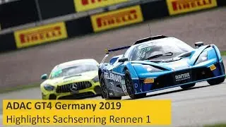 ADAC GT4 Germany Highlights Rennen 1 Sachsenring 2019