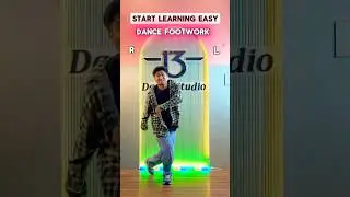 Easy Dance Footwork | Dance Tutorial  | #dance #shorts #ytshorts #dancetutorial