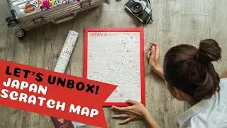 Japan Scratch Map Unboxing Tour - GadgetiCloud