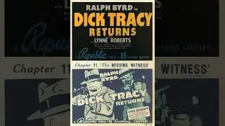Dick Tracy Returns, Chapter Eleven: The Missing Witness (1938) w/ subtitles