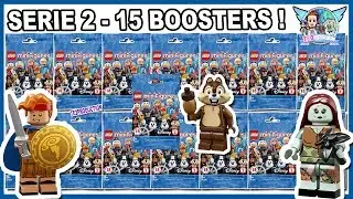 OUVERTURE 15 BOOSTERS LEGO DISNEY MINI FIGURES SERIE 2