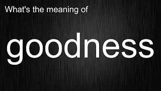 What's the meaning of 