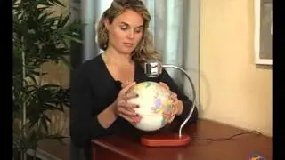 Ivory 8 in  Levitating Globe - Product Review Video