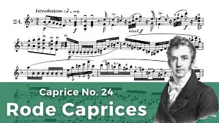 Rode - Caprice No.24 for Violin solo, Op.22 with Sheet Music