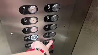 Modded Dover Traction Elevators @ Dadeland South Metrorail Station Parking Garage, Kendall, FL