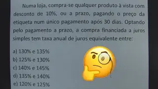 MENOS DE 10% ACERTAM ESSA QUESTÃO!
