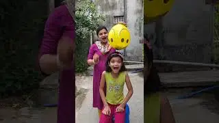 Balloon fun 🎈😂#Kritikachannel#Shorts#funnyshorts#funnyvideo