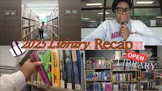 2025 Year End Library Recap 📚 | 2026 Library Goals 🌟