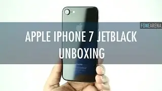Apple iPhone 7 Jet Black Unboxing