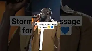 Stormzy had a message for fans during his set at 'This is What I Mean' festival🥺💙 #stormzy #festival