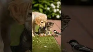When the Squirrel Fell, New Friends Came to Save the Day #wildlife #nature #friendship