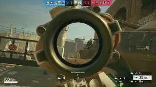 R6 wall bang on a spawn peek