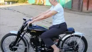 1950 Vincent Black Lightning British Racing Bike PAT REYFORD SUGAR RAY SONG