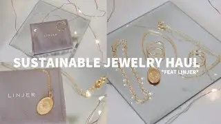 SUSTAINABLE JEWELRY UNBOXING HAUL + REVIEW: new in linjer 2021