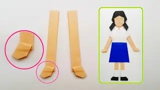 Origami arm and hand 1 / พับกระดาษ แขนและมือ แบบที่ 1