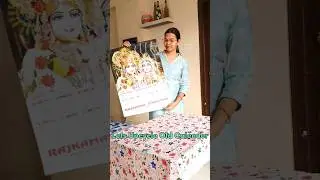 Let's upcycle the old calender @ItsybitsyIndia @AmazonInOfficial #shortvideo #diy #upcycling