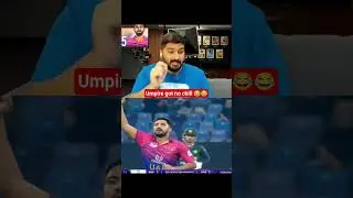 This umpire have some personal problem with pakistan 😂 #pakvsindia #asiacup #cricket