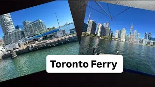 Toronto Ferry|Downtown Toronto|Sunny Day||Beautiful Views