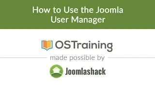 Курс для начинающих по Joomla, урок 37: Как использовать менеджер пользователей Joomla