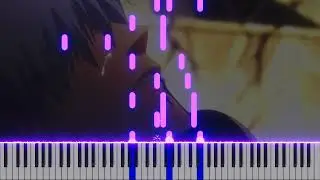 Bleach Torn apart Gin's Death theme - Piano tutorial
