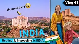 We had breakfast in the Indian Maharaja's bedroom 😀 Day 2 | A 20,000 km long road trip around India