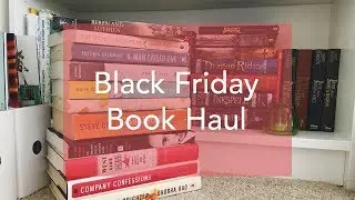 A Black Friday Book Haul [Vlogmas Day 12]
