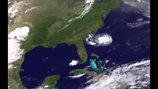 GOES-13 Tracks 92L System