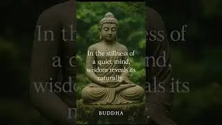 Quiet mind ✨| Soul Bloom #Shorts#Buddha#BuddhaWisdom#InnerPeace#Mindfulness#Meditation#youtubeshorts