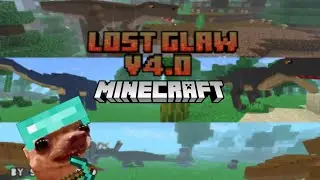 Testing dinosaur addon lost glaw in Minecraft