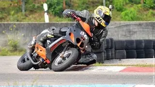 European Scooter Trophy - Liedolsheim 2015 race 2 OnBoard Gregory Monaya