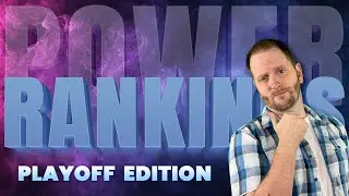 Power Rankings  |  NFL Playoff Edition