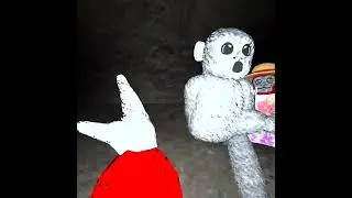 Red and white explore scary baboons cave map | A scary baboon movie #scarybaboon 