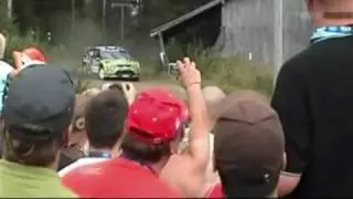 Al Qassimi & Henning Solberg  CRASH - WRC Rally Finland 2010