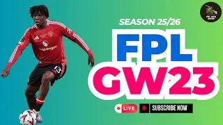 🔥FPL GAMEWEEK 23 | FPL JEDI SHOW | FANTASY PREMIER LEAGUE 25-26