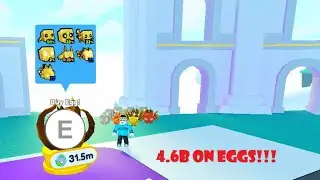 SPENDING 4.6 BILLION COINS ON THE BEST EGG IN THE GAME!! ROBLOX PET SIMULATOR X!!