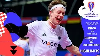 FIH Hockey Men's Indoor World Cup Croatia 2025 - Highlights - Semifinal 1 - Germany vs South Africa