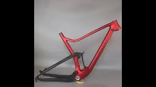 Full suspension  BSA Carbon Fiber T700 29er /29er Boost MTB Frame FM027 color number YS2358+black